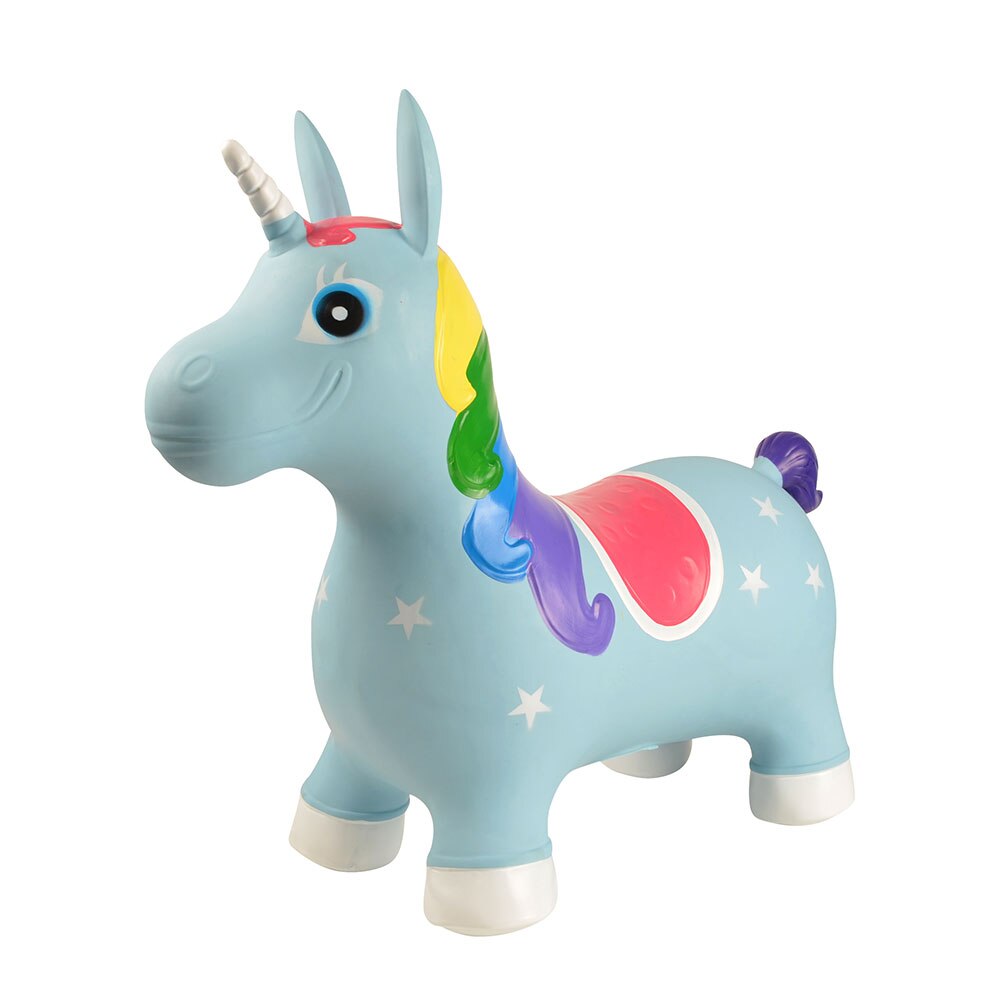 Ȱ ǳ     峭   Ÿ /Bouncy Inflatable Hopping Rubber Unicorn Jumping Rocking Horse Ride on Animal Toddler Toys